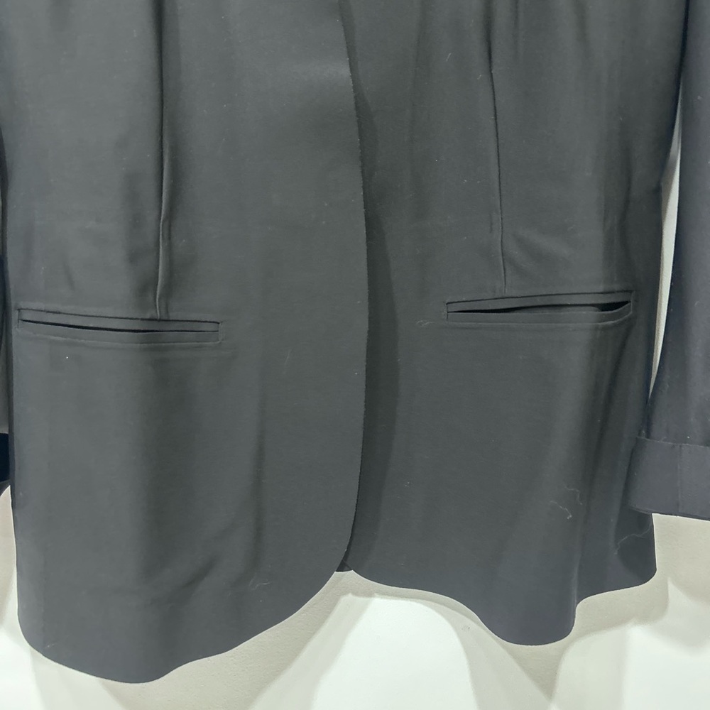 Athleta Women’s Black Avenue Blazer Jacket Size 12 - Picture 6 of 10